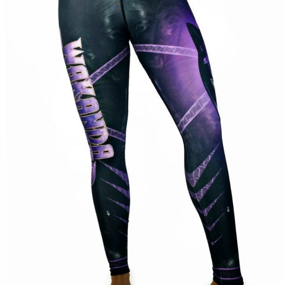 Black Panther Leggings UNISEX Size - Picture 4 of 6